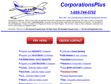 Tablet Screenshot of corporationsplus.com